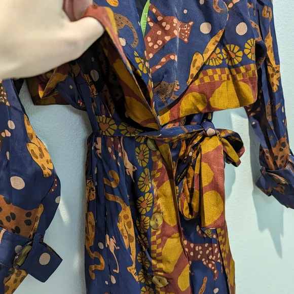 Farm Rio Animal Sky Navy Trench - Picture 2 of 7